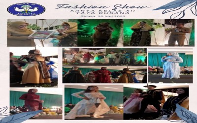 Fashion Show Karya Kelas XII Tata Busana Tahun Ajaran 2022-2023