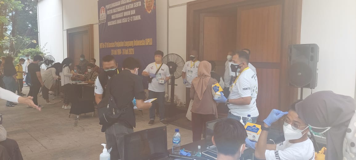 Vaksinasi di Hotel Sultan Jakarta